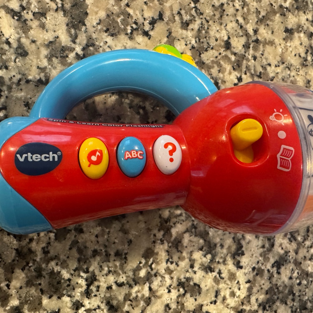 Vtech spin & learn colored flashlight Red and Blue Kids Toy